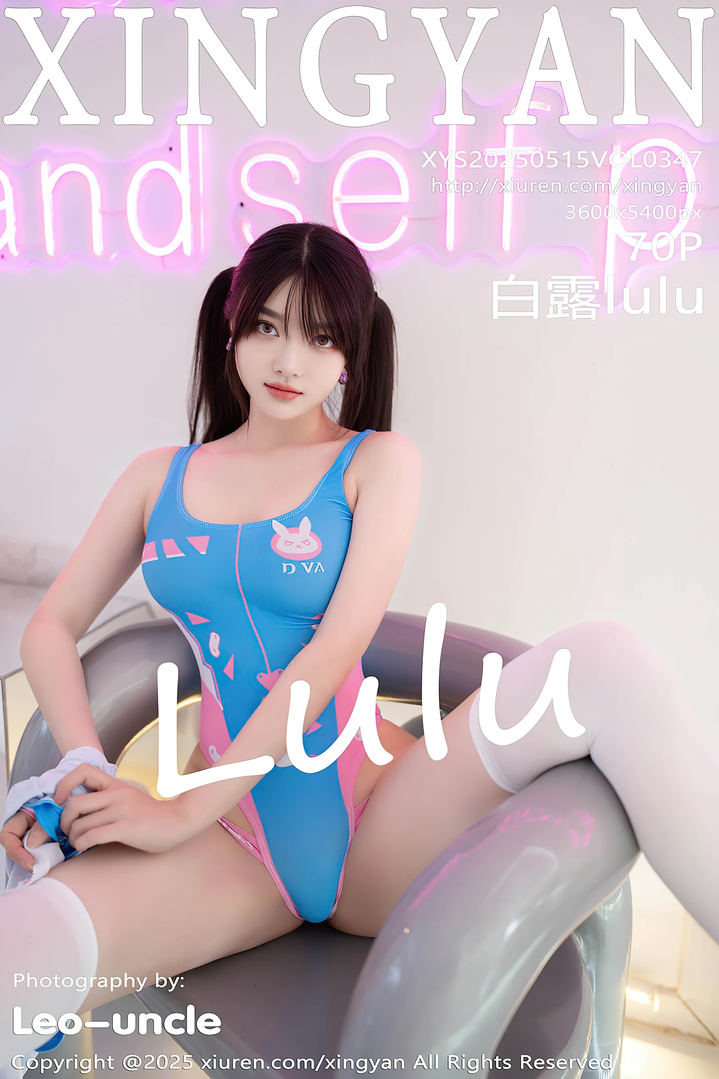 [XINGYAN星颜社]VOL.347_模特白露lulu性感蓝色高开叉服饰配白丝袜秀曼妙身姿诱惑写真70P-秀人网 - XiuRen.Xyz